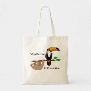 Ich würde eher in Costa Rica sein, toucan Tragetasche