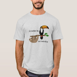 Ich würde eher in Costa Rica sein, toucan und in T-Shirt