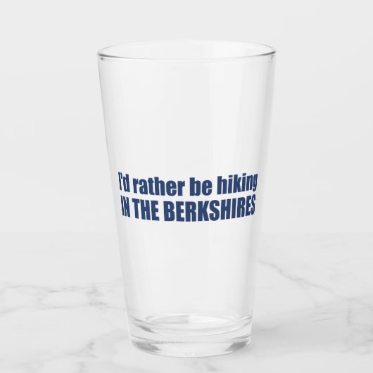 Ich würde eher in den Berkshires wandern Glas (Vorderseite)