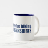 Ich würde eher in den Berkshires wandern Zweifarbige Tasse (VorderseiteRechts)