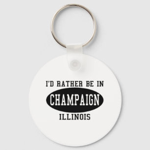 Ich würde eher in der Ebene, Illinois sein Schlüsselanhänger