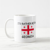 Ich würde eher in Georgia sein Kaffeetasse (Links)