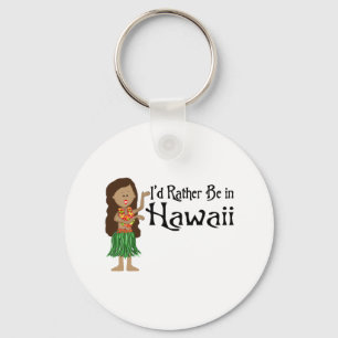 Ich würde eher in Hawaii sein Schlüsselanhänger