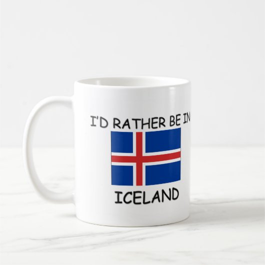 Ich würde eher in Island sein Kaffeetasse (Links)