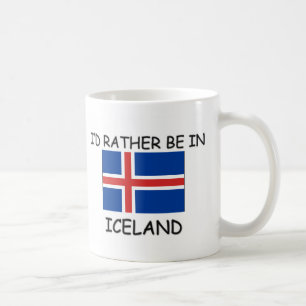 Ich würde eher in Island sein Kaffeetasse
