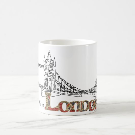 Ich würde eher in London-Tasse sein Kaffeetasse (Mittel)