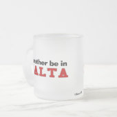 Ich würde eher in Malta sein Mattglastasse (Vorderseite Links)