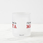 Ich würde eher in Malta sein Mattglastasse (Mittel)