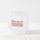 Ich würde eher in Manchester sein Mattglastasse (Vorderseite Links)