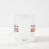 Ich würde eher in Manchester sein Mattglastasse (Mittel)