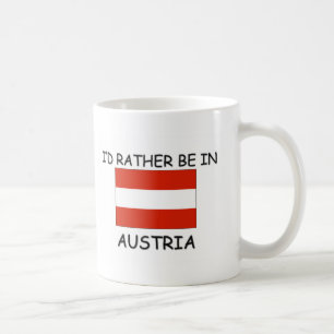 Ich würde eher in Österreich sein Kaffeetasse