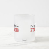 Ich würde eher in Pjöngjang sein Mattglastasse (Mittel)