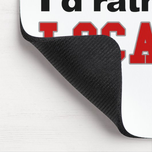 Ich würde eher in… sein mousepad (Ecke)