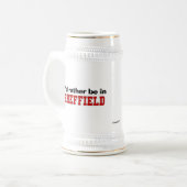 Ich würde eher in Sheffield sein Bierglas (Vorderseite Links)