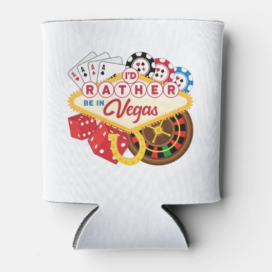 Ich würde eher in Vegas Casino Gambler spielen Dosenkühler (Vorderseite)