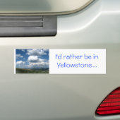 Ich würde eher in Yellowstone sein Autoaufkleber (Auf Auto)