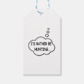 Ich würde eher jagen geschenkanhänger (Vorderseite)