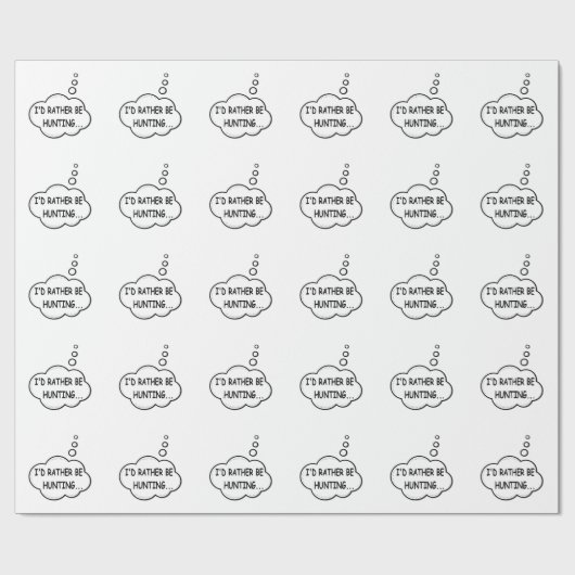 Ich würde eher jagen geschenkpapier (Flach)