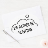 Ich würde eher jagen ovaler aufkleber (Umschlag)