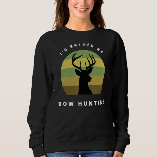 Ich würde eher Jäger auf der Jagd sein Sweatshirt (Vorderseite)