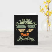 Ich würde eher Jäger werden Jahreszeit Geschenke F Karte (Gelbe Blume)