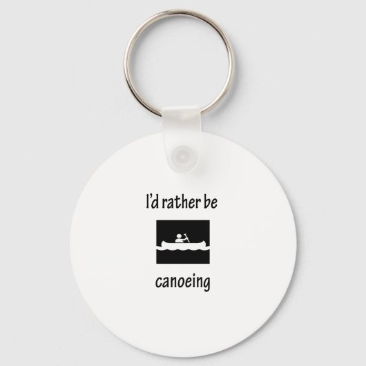 Ich würde eher Kanufahren Schlüsselanhänger (Vorderseite)