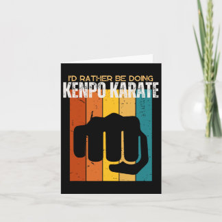 Ich würde eher Kenpo Karate Funny American Ke tun Karte