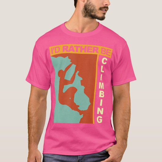 Ich würde eher klettern T-Shirt (Vorderseite)