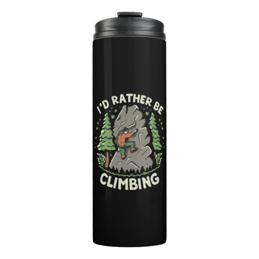 Ich würde eher klettern thermosbecher (Vorderseite)