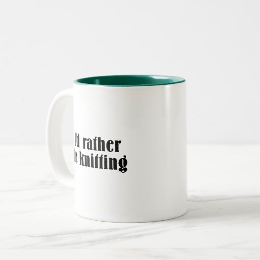 Ich würde eher kneten zweifarbige tasse (Vorderseite Links)