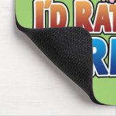 Ich würde eher Landwirtschaft betreiben! (virtuell Mousepad (Ecke)