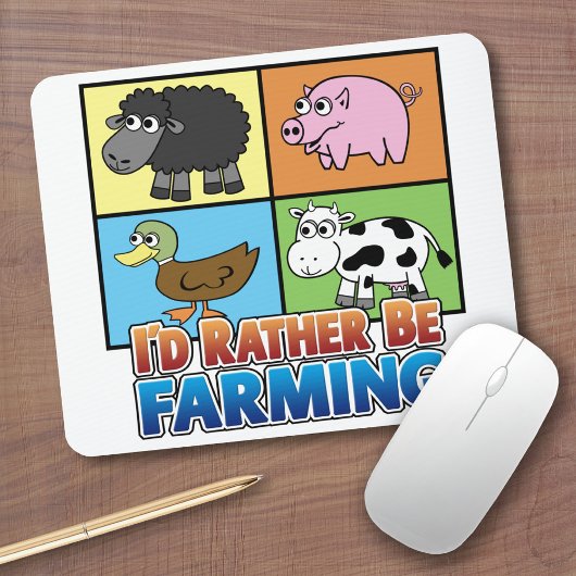 Ich würde eher Landwirtschaft betreiben! (Virtuell Mousepad