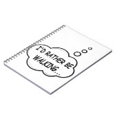 Ich würde eher laufen notizblock (Linke Seite)