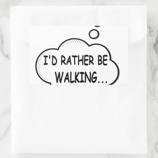 Ich würde eher laufen rechteckiger aufkleber (Tasche)