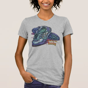 Ich würde eher laufende _Turnschuhe sein T-Shirt