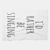 Ich würde eher lustiges Zitat schwarz und weiß sin Geschirrtuch (Horizontal)