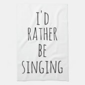 Ich würde eher lustiges Zitat schwarz und weiß sin Geschirrtuch (Vertikal)