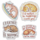 Ich würde eher mit deiner Sammlung spielen Aufkleber (Vorderseite)