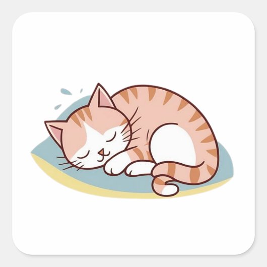 Ich würde eher mit dir nicken quadratischer aufkleber (Vorderseite)