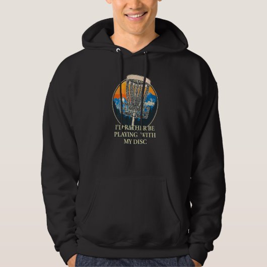 Ich würde eher mit meiner Disk Introvert Disk spie Hoodie (Vorderseite)