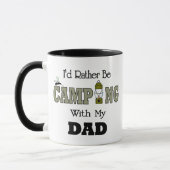 Ich würde eher mit Vater Camping machen Tasse (Links)