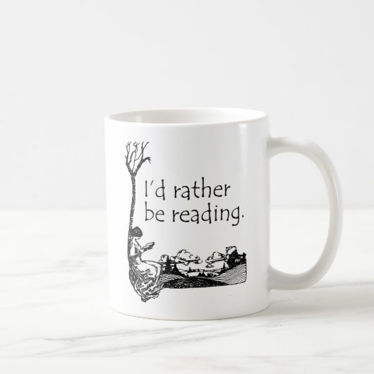 Ich würde eher mit Vintager Illustration lesen Kaffeetasse (Rechts)