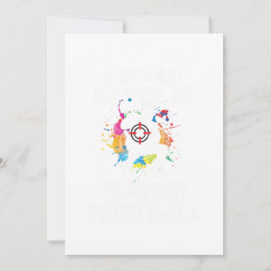 Ich Würde Eher Paintball Color Balls Gif Spielen Einladung