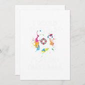 Ich würde eher Paintball-Farbbälle spielen Gif Einladung (Vorne/Hinten)