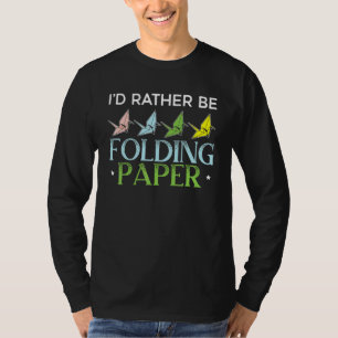 Ich würde eher Papier-Origami-Master-Papier falten T-Shirt