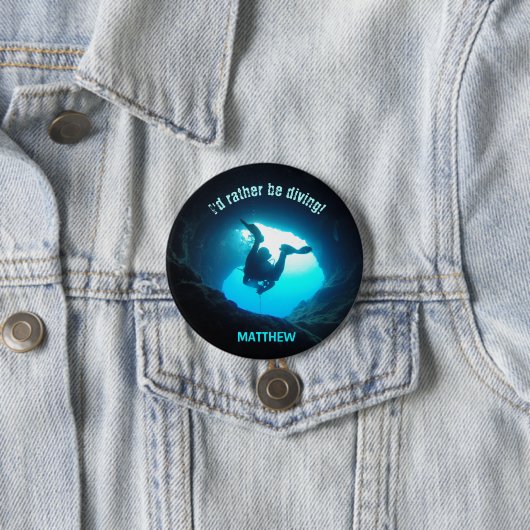 Ich würde eher Personalisierte Button Scuba tauche (Beispiel)