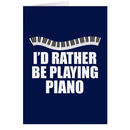 Ich würde eher Piano-Funny-Pianistin-Karte spielen (Vorne)