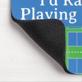 Ich würde eher Pickleball Courts Blue Green spiele Mousepad (Ecke)