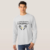 Ich würde eher Pickleball-Individuelle Name grau s T-Shirt (Vorne ganz)