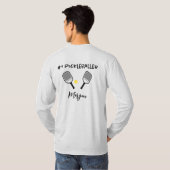 Ich würde eher Pickleball-Individuelle Name grau s T-Shirt (Schwarz voll)